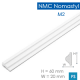 Молдинг для стен из полистирола NMC Nomastyl M2 - 44 шт * 2 м